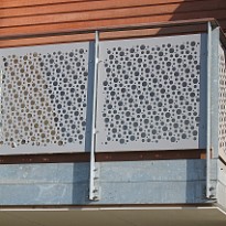 Perforated balcony